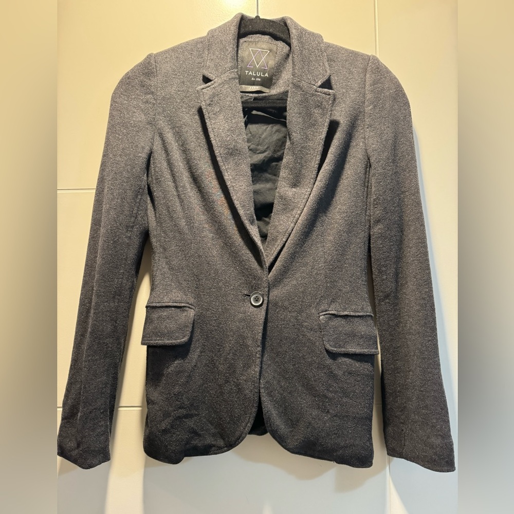 Talula soft blazer grey, size 0